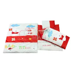 سرویس خواب مخمل TiTi Baby  گلدوزی خرس و ابر