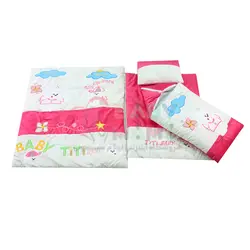 سرویس خواب مخمل TiTi Baby  گلدوزی خرس و ابر