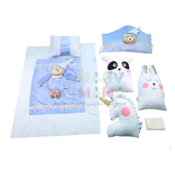 سرویس رو تختی مخمل توپی ROYA مدل فانتزی