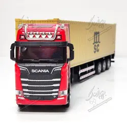 ماکت تریلی اسکانیا کانتینر دار SCANIA730