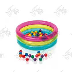 استخر توپ بادی اینتکس مدل سه حلقه شیشه ای