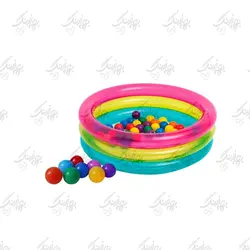 استخر توپ بادی اینتکس مدل سه حلقه شیشه ای