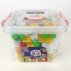 لگو خانه سازی سطلی 150 تکه lili toy