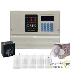پک دزدگیر سیم کارتی GMK پنج چشمی بیسیم مدل 890 (M1) مشخصات، قیمت و خرید