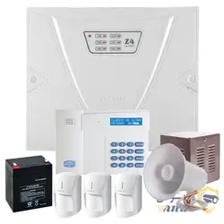 پک دزدگیر سیم کارتی کلاسیک سه چشمی سیم دار مدل Z4 Ultra مشخصات، قیمت و خرید
