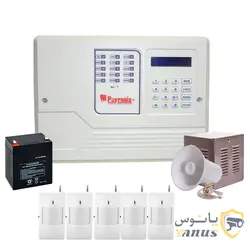 پک دزدگیر سیم کارتی پایرونیکس پنج چشمی بیسیم مدل P70 مشخصات، قیمت و خرید