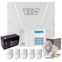 پک دزدگیر سیم کارتی کلاسیک پنج چشمی سیم دار مدل Z4 Ultra مشخصات، قیمت و خرید