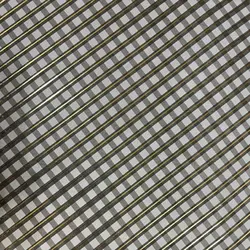 کاغذ کادو طلاکوب هاشور قهوه ای بسته ۲ عددی