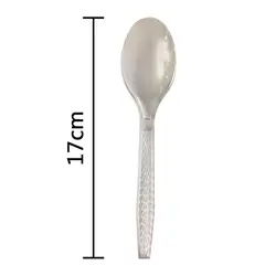 قاشق یکبارمصرف رم بی رنگ طب بسته 25 عددی