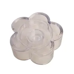 جا شمعی یکبار مصرف دو کاره طرح گل