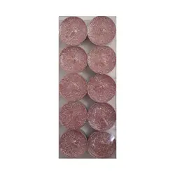 شمع وارمر نقره ای اکلیلی بسته ۱۰ عددی