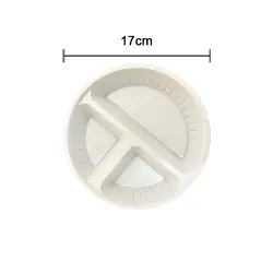 پیش دستی یکبار مصرف سه خانه بسته ۵۰ عددی آکو پلیمر