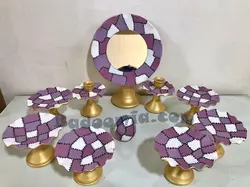 هفت سین چهل تیکه یاسی بنفش نوروز 1401 کد 2 ❤️