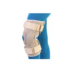 زانوبند نئوپرن چهار‌فنره قابل‌تنظیم طب و صنعت