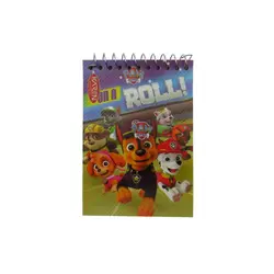 دفترچه یادداشت فانتزی سایز 1/16 سیم از بالا 50 برگ