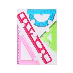 ست خط کش 4 تکه ای ژله ای RJ4