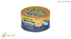 تن ماهی در روغن سویا فامیلا مقدار 180 گرم