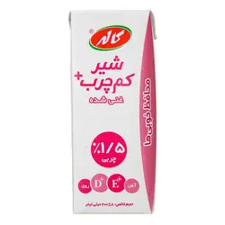 شیر فرادما کم چرب 1.5 درصد 200 میلی‌لیتری کاله