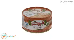 کنسرو ماهی تن در روغن 180 گرمی با لوبیا چیتی طبیعت