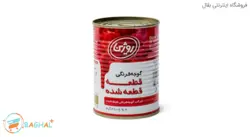 کنسرو گوجه فرنگی خرد شده 380 گرمی روژین