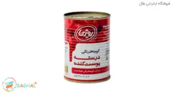 کنسرو گوجه فرنگی پوست کنده 380 گرمی روژین