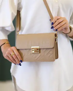 کیف پاسپورتی چرم مصنوعی فندی