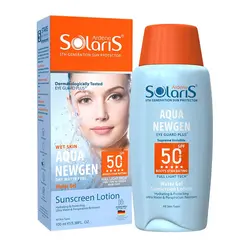 لوسیون ضدآفتاب آبرسان آکوا نیوژن +SPF 50 آردن سولاریس مناسب انواع پوست 100میل