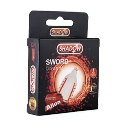 کاندوم فضایی شمشیری شادو SHADOW مدل Sword بسته 1 عددی