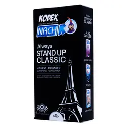 کاندوم کدکس KODEX مدل Stand Up Classic بسته 12 عددی