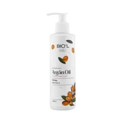 کرم پمپی مرطوب کننده دست و صورت حاوی روغن آرگان حجم 250 میل بیول