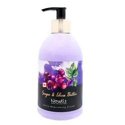 کرم مرطوب کننده پمپی نیوتیس حاوی انگور و شی باتر مناسب پوست چرب حجم 500 میل