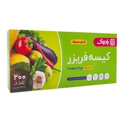 کیسه فریزر آسان مصرف جعبه ای بادوک 200 عددی