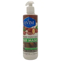 ماسک مو داخل حمام ایویم EVIM غنی شده با روغن آرگان 400 میل