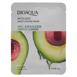 ماسک ورقه ای صورت بیوآکوا حاوی آووکادو وزن 25 گرم