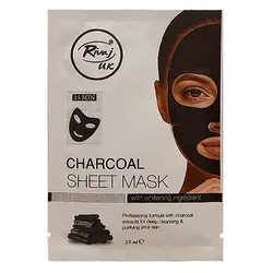 ماسک ورقه ای صورت Rivaj UK حاوی زغال چوب 25 میل
