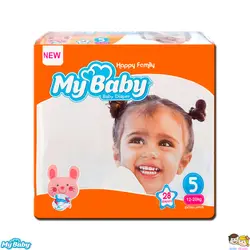 پوشک مای بیبی آبی سری خانواده شاد سایز 5