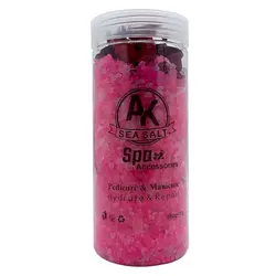 نمک دریا اسپا و پدیکور AK صورتی 850 گرم