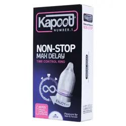 كاندوم تاخیری كاپوت مدل non-stop بسته 10 عددی