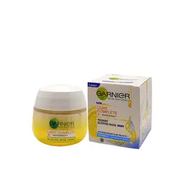 ماسک شب گارنیر حاوی ویتامین C و ماست حجم 50 میلی لیتر