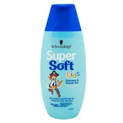 شامپو سر و بدن کودک Schwarzkopf مدل سوپر سافت حجم 250 میل