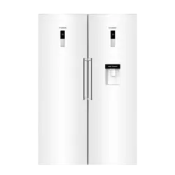 یخچال و فریزر دوقلو ایکس ویژن مدل TDF625-AS رنگ استیل