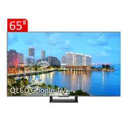 تلویزیون QLED UHD 4K هوشمند google TV تی سی ال مدل C735 سایز 65 اینچ