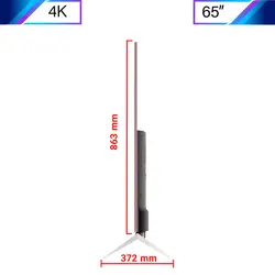 تلویزیون  ایکس ویژن 65 اینچ مدل 65XKU635