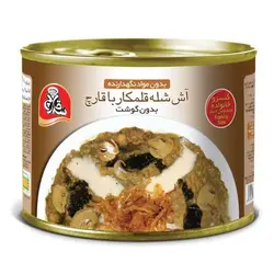 کنسرو آش شله قلمکار با قارچ 475 گرمی-سه قارچ