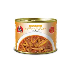کنسرو خورش قیمه با قارچ 475 گرمی (2 نفره)-سه قارچ