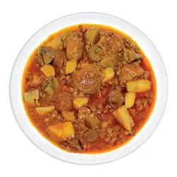 کنسرو خورش آلو با قارچ 475 گرمی (2 نفره)-سه قارچ