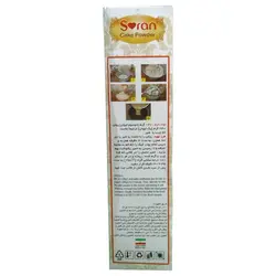 پودر کیک نیمه آماده کاکائویی بدون نیاز به تخم‌مرغ با شکر قهوه‌ای 450 گرمی-توس سویا(سوران)