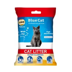 خرید خاک گربه BLUE CAT ساده 10 کیلوگرمی - پت شاپ بامی پت