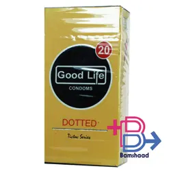 کاندوم خاردار گودلایف مدل Dotted بسته 12 عددی