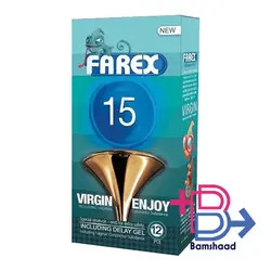 کاندوم تنگ کننده فارکس مدل Farex Virgin Enjoy 15 بسته 12 عددی